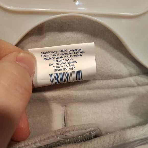 Top Paw NWT Fleece Lined Dog Puffer Coat Light Gray XL Winter Outdoor Gorpcore - Picture 5 of 6